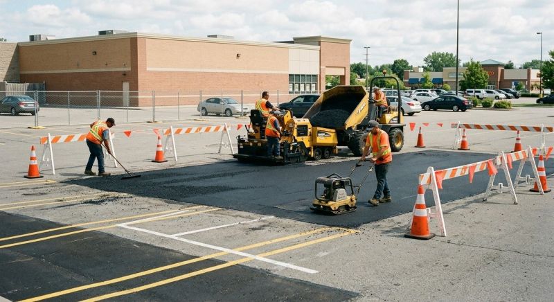 Church Parking Lot Repair in Conway, AR