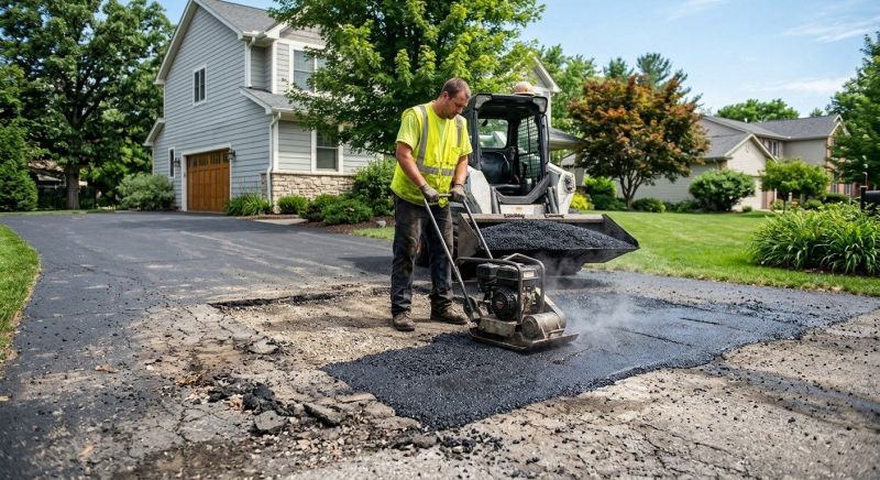 Blacktop Driveway Repair in Savannah, GA