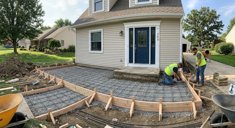 Concrete Porch Construction in Denver, CO