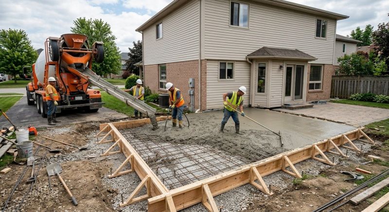 Porch Concrete Pouring in Fort Collins, CO